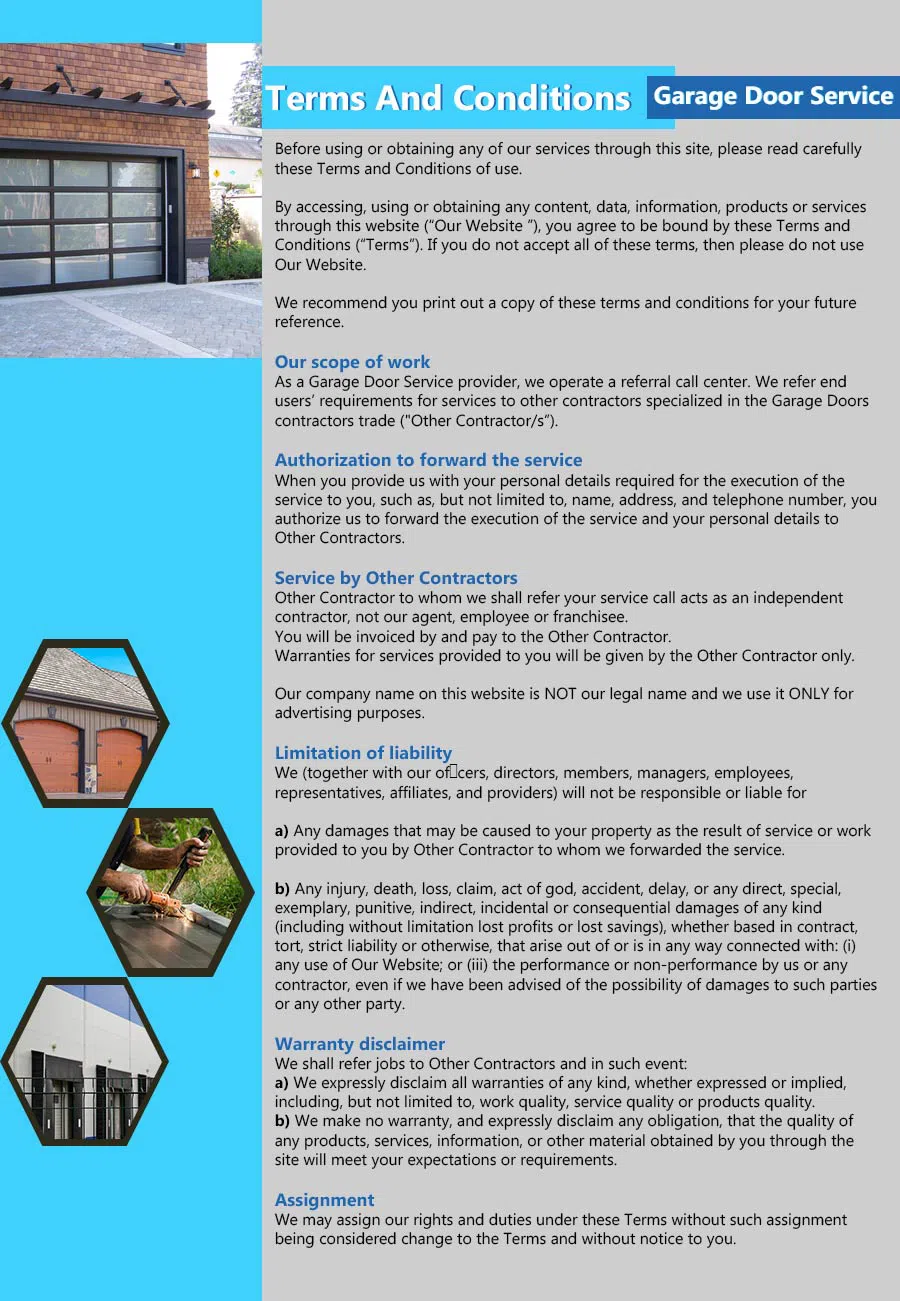 Capitol Garage Doors Los Angeles, CA 323-688-0994 - terms4